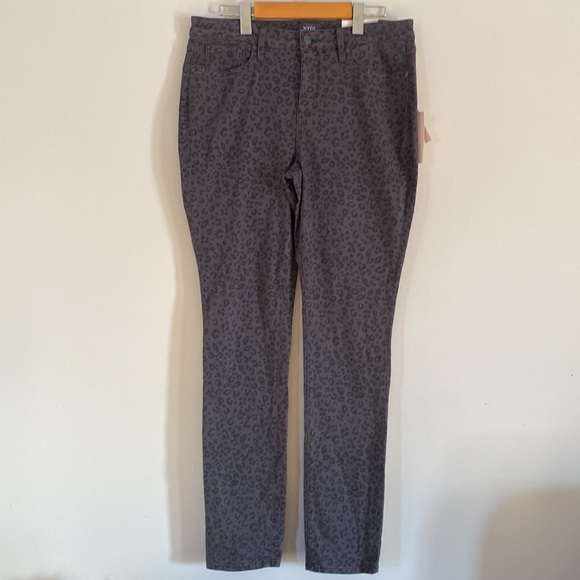 NYDJ Women Alina Legging Shadow Jag Size 10 NWT - Picture 3 of 13
